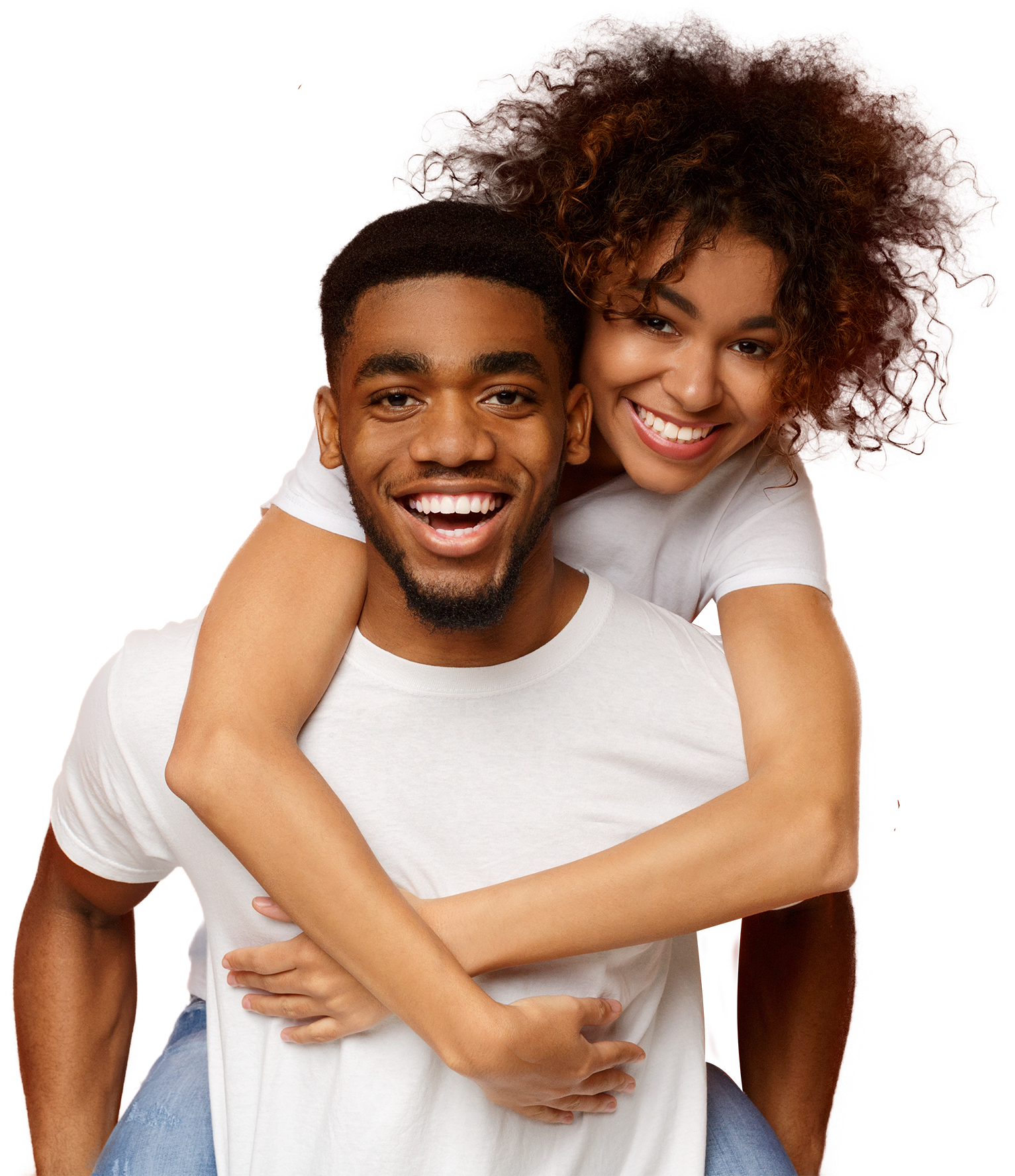 smiling couple